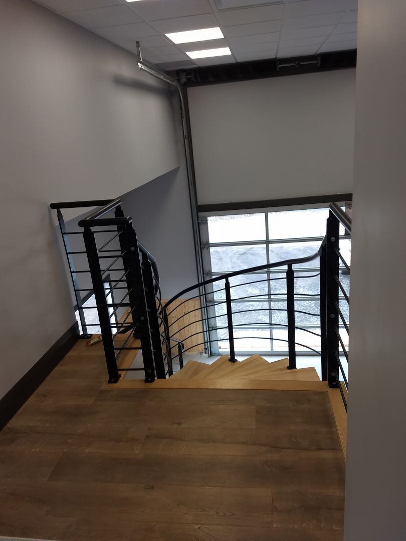 View from the top of the stairs