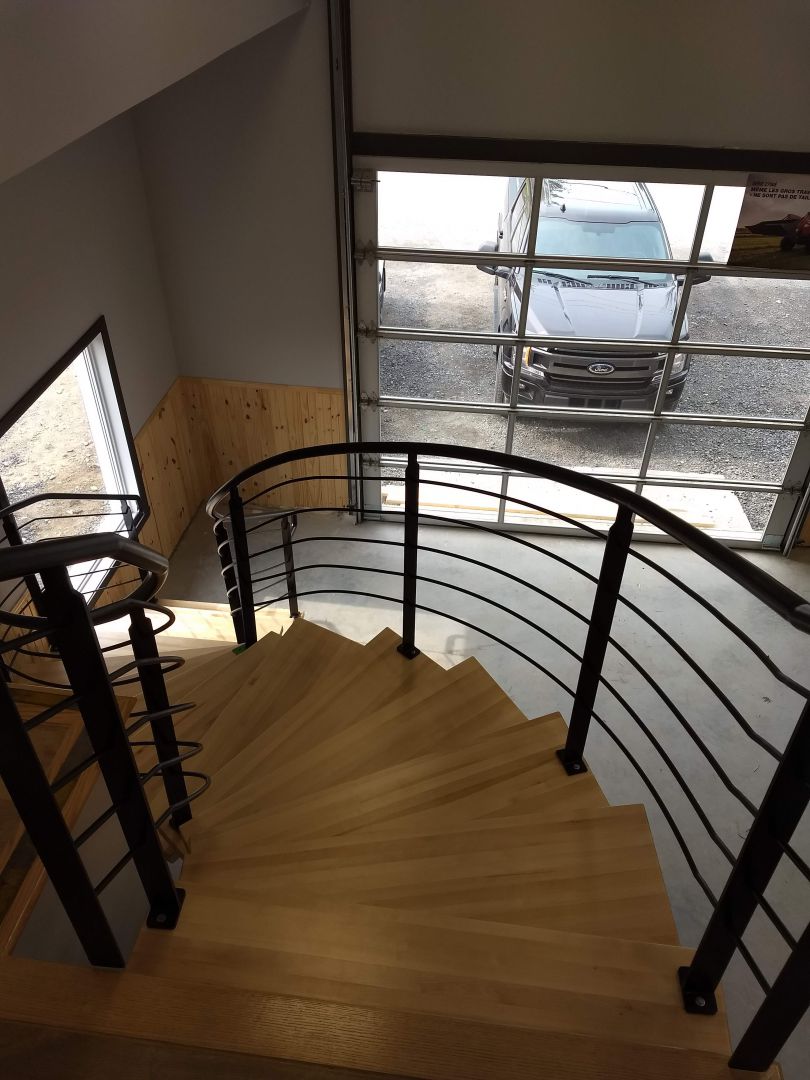 View from the top of the stairs