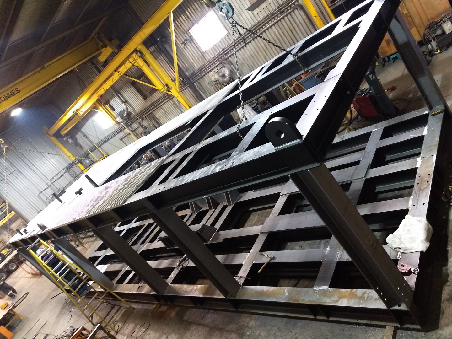 Compressors liquefy natural gas structure