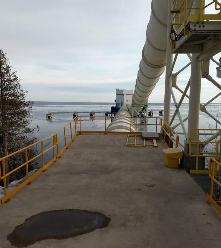 During pre-assembly in the factory